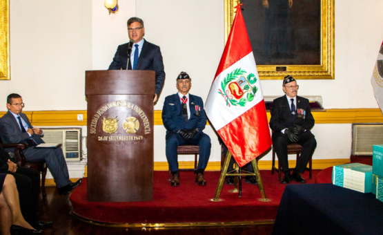 “Historia del Perú” de Juan Basilio Cortegana para la Benemérita Sociedad Fundadores de la Independencia