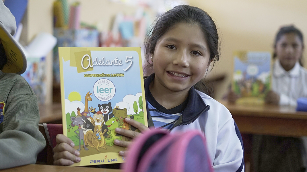 Programa «Leer es estar adelante» fue premiado por su contribución a la educación en el Perú<br />
